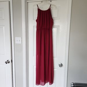 I.N. San Francisco Deep Red Dress
